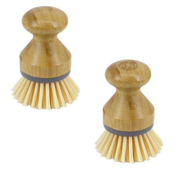 HH75008 Bamboo Kitchen Scrub Brush With Custom Imprint